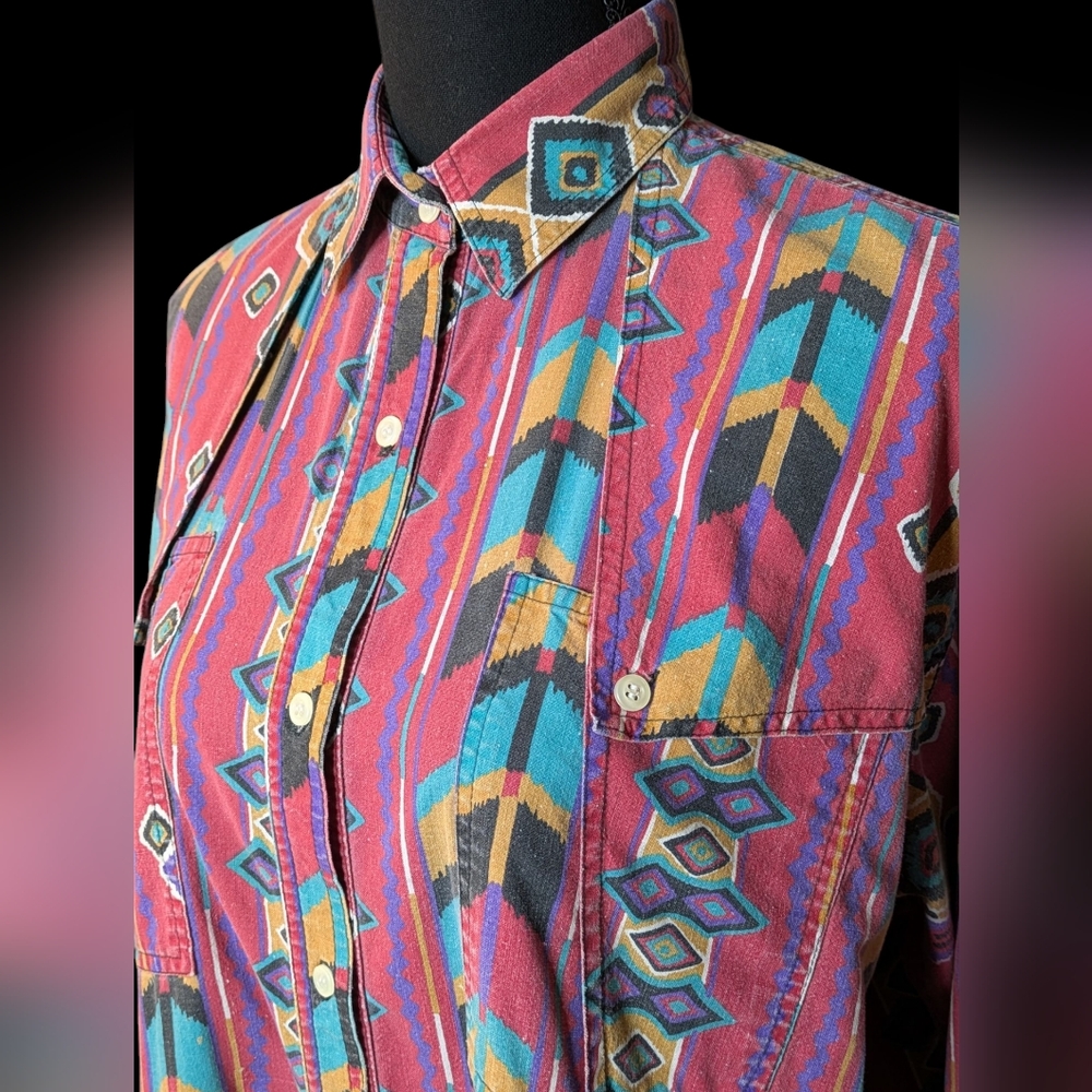 Cricket By The Creek Vintage Western Button Down